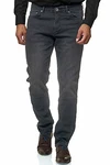 JEEL Herren-Jeans Regular Fit Straight Cut Basic Washed grau