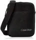 Calvin Klein Herren Ck Direct Mini Flat Crossover Schultertasche, Schwarz (Black), 0.1x0.1x0.1 centimeters