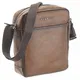 Bugatti Perfo Kleine Umhängetasche für Herren Schultertasche Leder, Messenger Bag Kuriertasche, Braun