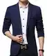 Nemopter Herren Sakko Lässige Elegante Slim Fit Blazer Einknopf Anzugjacke Herren Blazer Jackett