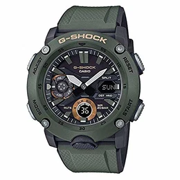 Herren Analog-Digital Quarz Uhr mit Harz Armband GA-2000-3AER