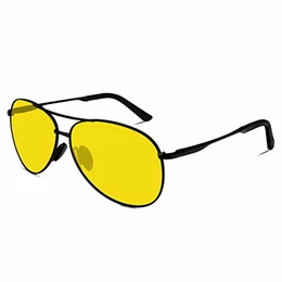VVA Sonnenbrille Herren Pilotenbrille Polarisiert Pilotenbrille Polarisierte Sonnenbrille Herren Pilot Unisex UV400 Schutz durch V101(Nachtsicht, 2.44)