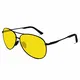 VVA Sonnenbrille Herren Pilotenbrille Polarisiert Pilotenbrille Polarisierte Sonnenbrille Herren Pilot Unisex UV400 Schutz durch V101(Nachtsicht, 2.44)