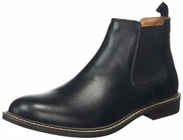 Herren Bateman Chelsea Boots, Schwarz (Black 0), 43 EU