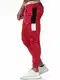 OneRedox Herren Jogging Hose Jogger Streetwear Sporthose Modell 1268 Rot XL