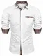 COOFANDY Herren Hemden Langarm Freizeit Slim fit