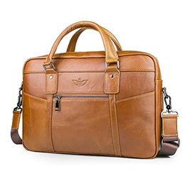 Herren Schultertaschen Messenger IPAD Umhängetasche Mikrofaser Leder Tasche Business Aktentasche Rucksack Crossbody Lässig Tote Sling Reisetasche Schulranzen Braun