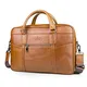 SPAHER Herren Schultertaschen Messenger IPAD Umhängetasche Mikrofaser Leder Tasche Business Aktentasche Rucksack Crossbody Lässig Tote Sling Reisetasche Schulranzen Braun