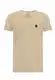 Herren T-Shirt Casual Leichter V-Ausschnitt Baumwolle Urban Style Elfenbeinweiß M