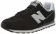 New Balance Herren 373 Core Sneaker, Schwarz (Black/White Ca2), 43 EU