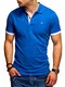 JACK & JONES Herren Poloshirt Polohemd Kurzarmshirt (M, Classic Blue/White)