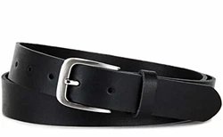 Frentree Ledergürtel MADE IN GERMANY für Damen und Herren Schwarz