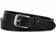Frentree Ledergürtel MADE IN GERMANY, Gürtel für Damen und Herren, 3 cm breit, Schwarz