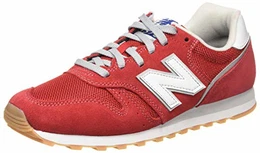 Herren 373v2 Sneaker, Rot (Red/White De2), 43 EU