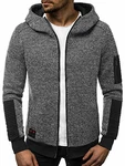 OZONEE Herren Übergangsjacke Jacke Übergang Herbst Bomberjacke Stehkragen Kapuze Steppjacke Leichte Outdoor Puffer Jacket Gepolstert (777) grau (777/9632B) OZONEE Herren Übergangsjacke Jacke Übergang Herbst Bomberjacke Stehkragen Kapuze Steppjacke Leichte Outdoor Puffer Jacket Gepolstert (777) grau (777/9632B)