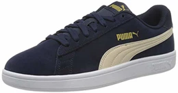 Unisex-Erwachsene Smash V2 Sneaker, Blau (Peacoat-Tapioca- Team Gold- White), 43 EU
