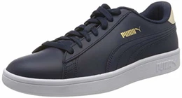Unisex-Erwachsene Smash v2 L Sneaker, Blau (Peacoat-Tapioca Team Gold White), 43 EU