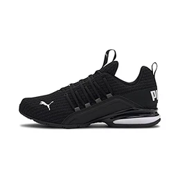 Herren Axelion Block Sneaker, Schwarz Black White, 43 EU