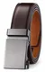 GFG Herren Gürtel,Leder Automatik Gürtel Für Herren Jeans Anzug Gürtel-3,5cm Breite-502-125-DARK BROWN