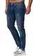 Tazzio Jeans Herren Slim Fit Stretch Jeanshose Hose Denim 16533 (32/32, Blau-1)