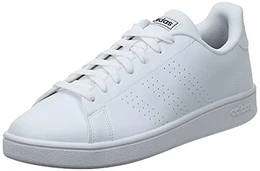 adidas Herren Advantage Base Tennisschuh, Ftwwht Ftwwht Trablu, 43 1/3 EU