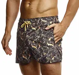 Herren Sommer Badeshorts mit Taschen Männer Badehose Schwimmshorts Herren Schwimmhose-Beachshorts Jungen Strand Shorts Kurze Hosen Cargo Bermuda Chino LN92540-555 bunt XX-Large