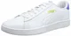 PUMA Unisex Smash V2 L 251 Sneaker, White Palace Blue Team Gold, 43 EU