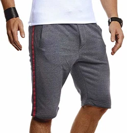 Herren Kurze Hose für Sommer Slim Fit Herren Shorts Hose für Männer Kurze Jogginghose Sommer Kurze Hose für Freizeit Sport Fitness Training Cargo Bermuda LN92570 Anthra Medium