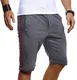 Leif Nelson Herren Kurze Hose für Sommer Slim Fit Herren Shorts Hose für Männer Kurze Jogginghose Sommer Kurze Hose für Freizeit Sport Fitness Training Cargo Bermuda LN92570 Anthra Medium