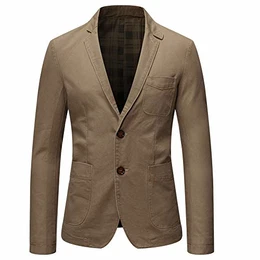 Sakko Herren Sportlich Slim Fit Jackett für Freizeit Blazer Sportsakko