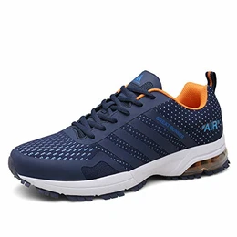 Laufschuhe Herren Damen Sportschuhe Leichte Turnschuhe rutschfeste Atmungsaktive Sneaker Mesh Running Schuhe Männer Frauen Orange 43 EU