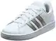 adidas Damen Grand Court Base Laufschuh, Weiß Metallic, 43 1/3 EU