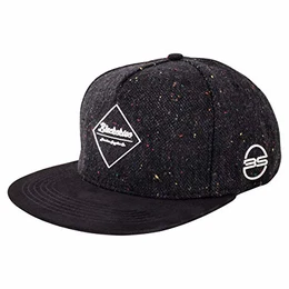 Hades Snapback Cap Herren Damen Schirm Premium Baseball Mütze Kappe Wolle - Schwarz