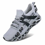 JSLEAP Sportschuhe Turnschuhe Laufschuhe Sneaker Grau