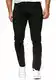 Reslad Jeans-Herren Slim Fit Basic Style Stretch-Denim Jeans-Hose RS-2063 (W32 / L32, Tiefschwarz)