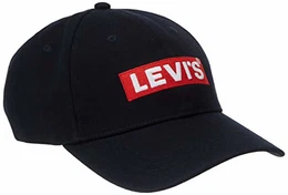Levi''''s Levis Footwear and Accessories Herren Box Tab Cap Schirmmütze, Blau (Navy Blue 17), One Size (Herstellergröße: UN)
