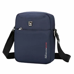 Herrentasche Klein Dunkelblau Umhängetaschen Herren Crossbody Bag Tasche Umhängen Männer Mini Schultertasche für Freizeit Urlaub Ausflug Spaziergang und Wandern
