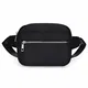 Wind Took Damen Herren Brusttasche Gürteltasche Bauchtasche Hüfttasche Handytasche Mode für Reise Wanderung Outdoor Alltag Freizeit Party, Schwarz, 20 x 6 x 14CM