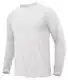 KEFITEVD Herren UV Shirt Outdoor Sonnenschutz Langarmshirt Polyester Funktionsshirt Sport Shirt Fitness Joggen Wassersport Performance T-Shirt Weiß M