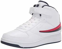 Herren A-HIGH Sneaker, Weiß/Marineblau/Rot, 43 EU