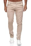 Tazzio Hose Chino Herren Slim Fit Chinohose 19530 Beige (19530)