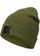 Occulto Leatherpatch Winter Mütze Beanie (Khaki1)