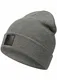 Occulto Leatherpatch Winter Mütze Beanie (Charcoal1)