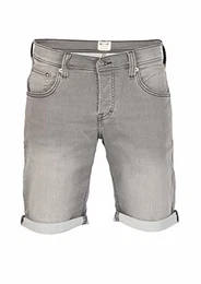 Herren Jeans Shorts Chicago Real X Kurze Hose Sommer Bermuda Stretch Sweathose Baumwolle Grau Blau w30 - w42, Größe:W 30, Farbe:Light Grey Denim (311)
