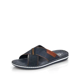 Herren Pantoletten 21098, Männer Slipper,Gartenschuhe,Sommerschuhe,sommerclogs,Sandalen,Freizeitschuhe,Schlupfschuhe,blau (14),43 EU / 9 UK