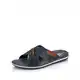Rieker Herren Pantoletten 21098, Männer Slipper,Gartenschuhe,Sommerschuhe,sommerclogs,Sandalen,Freizeitschuhe,Schlupfschuhe,blau (14),43 EU / 9 UK