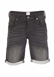 MUSTANG Herren Jeans Shorts Chicago Real X Kurze Hose Sommer Grau/Blau