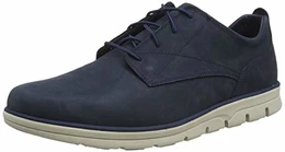Herren Bradstreet Plain Toe Sensorflex Oxford Schuhe, Blau Navy Full Grain, 43 EU