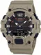 CASIO Herren Analog – Digital Quarz Uhr mit Resin Armband HDC-700-3A3VEF