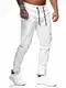 OneRedox Herren Chino Pants Jeans Joggchino Hose Jeanshose Skinny Fit Modell 1033 Weiss 32